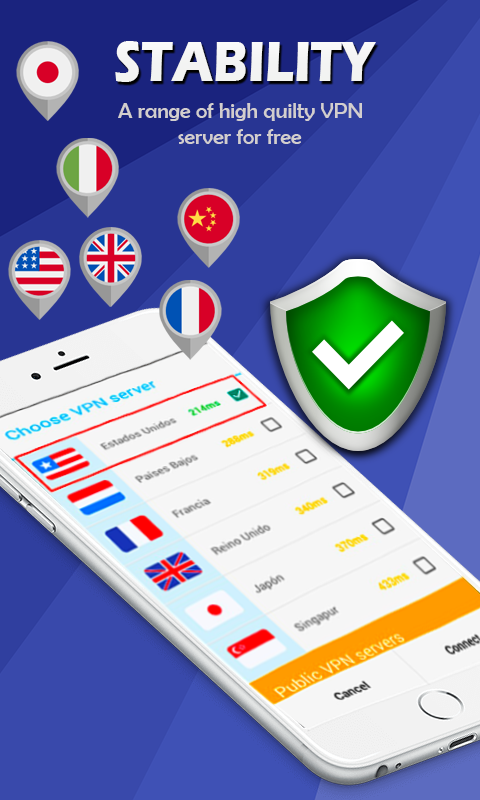 Fast VPN Proxy Secure Shield  Screenshot 3