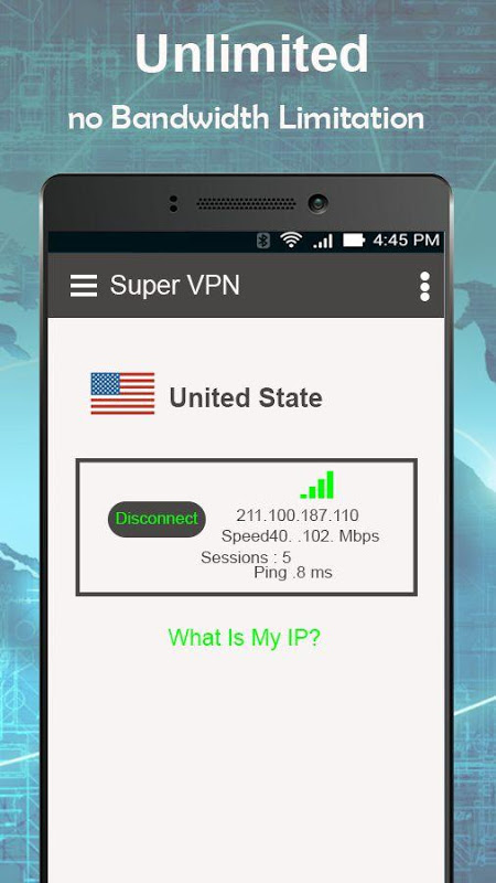 Impulse VPN – free VPN limitless proxy  Screenshot 3