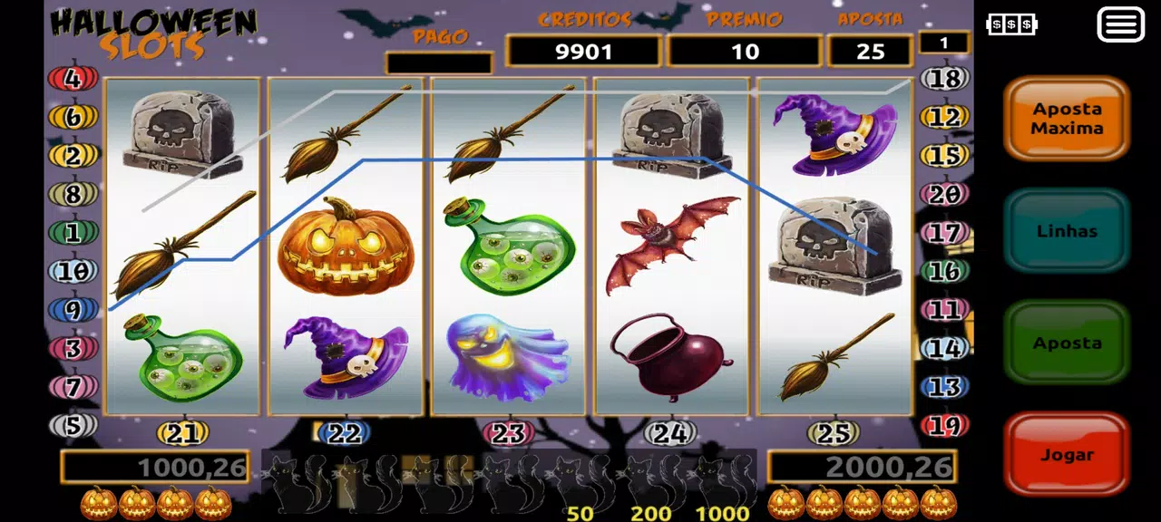 Halloween Slot Machine  Screenshot 2