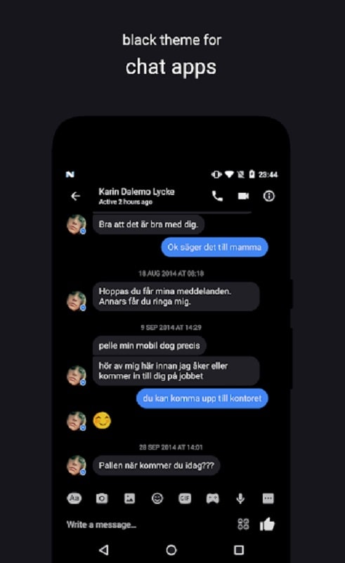 Swift Black Substratum  Screenshot 2