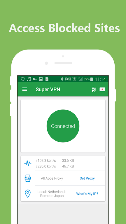 Hotspot VPN - Unlimited Proxy  Screenshot 1