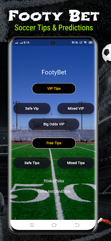 Footy Bet:Tips & Correct Score  Screenshot 1