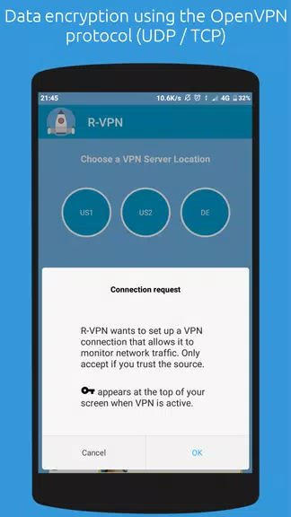 R-VPN – Secure VPN For Android  Screenshot 4