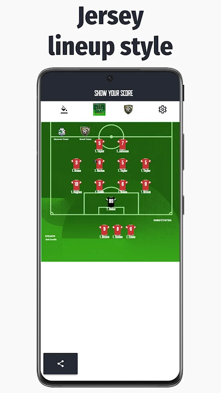 Lineup Builder Show Your Score  Screenshot 3