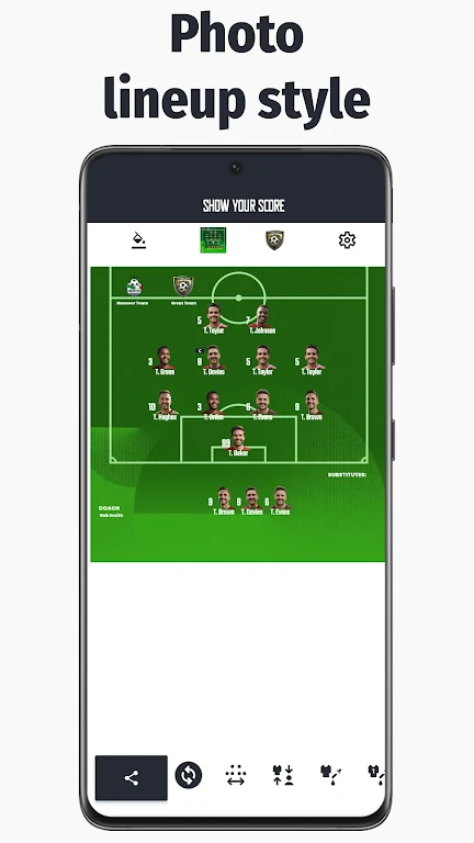 Lineup Builder Show Your Score  Screenshot 4