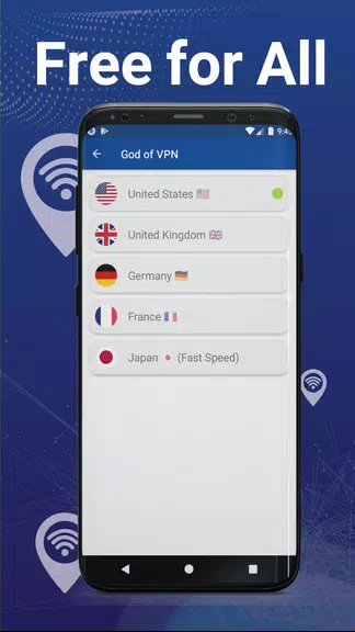 VPN : God VPN, VPM Free, Unlimited Fast VPB & BPN  Screenshot 3