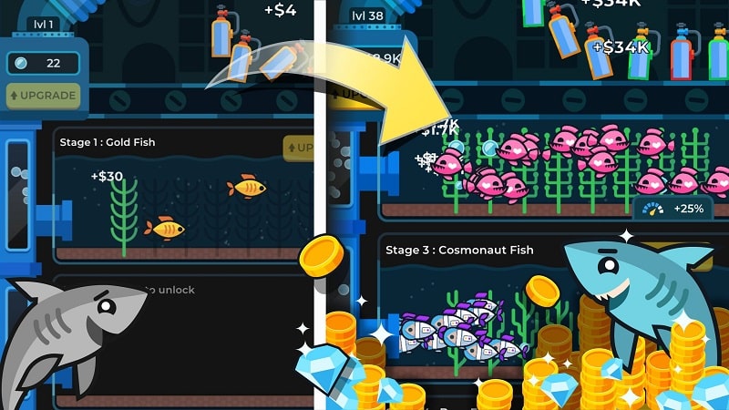 Idle Fish Aquarium  Screenshot 4