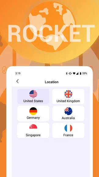 Rocket VPN - Fast  VPN Proxy  Screenshot 3