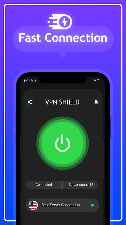 Turbo fast VPN- private,secure  Screenshot 1