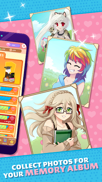 Crush Crush - Idle Dating Sim Mod  Screenshot 4