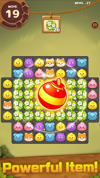 Zoo Pang - Animal Match 3 Mod  Screenshot 2