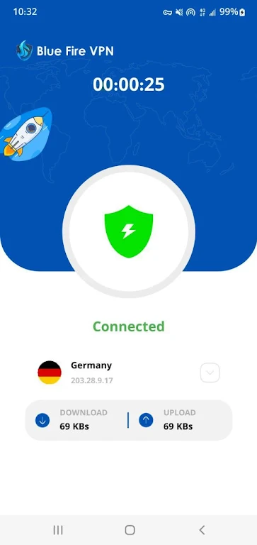 Blue Fire VPN  Screenshot 1