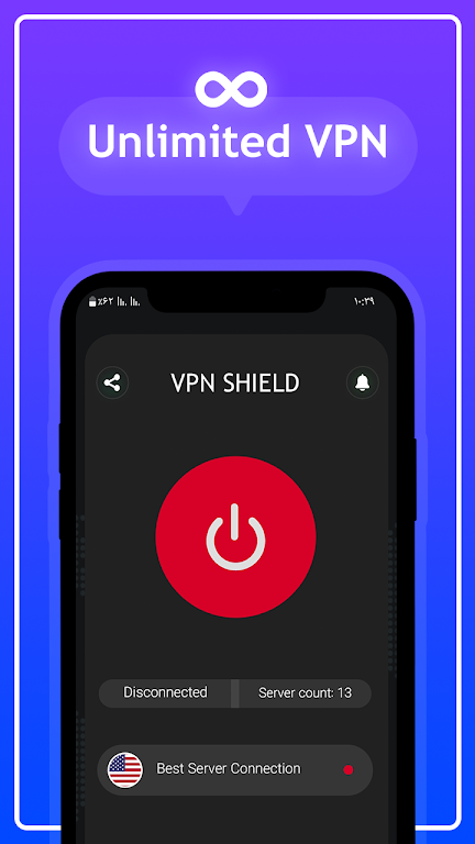 Turbo fast VPN- private,secure  Screenshot 3