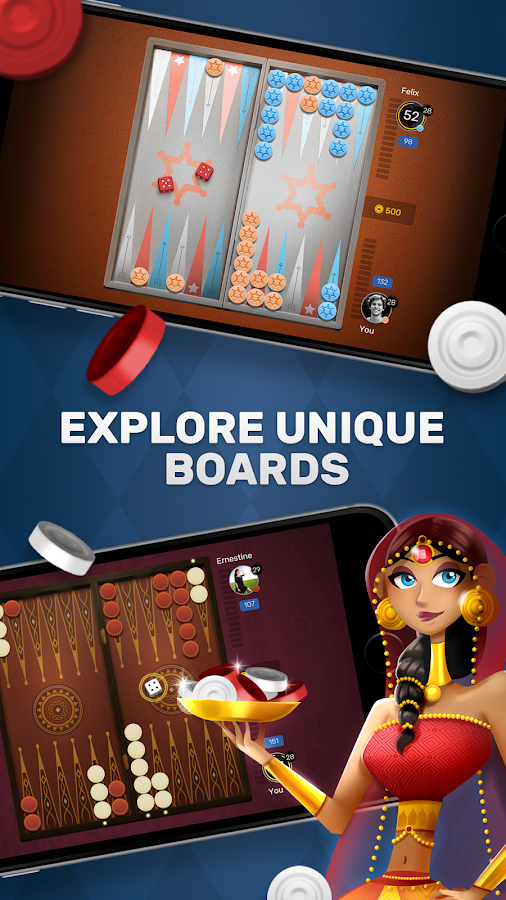 Free Backgammon Go: Best online dice & board games  Screenshot 3