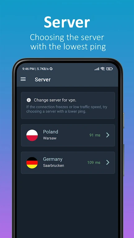 Nomad VPN TV  Screenshot 1