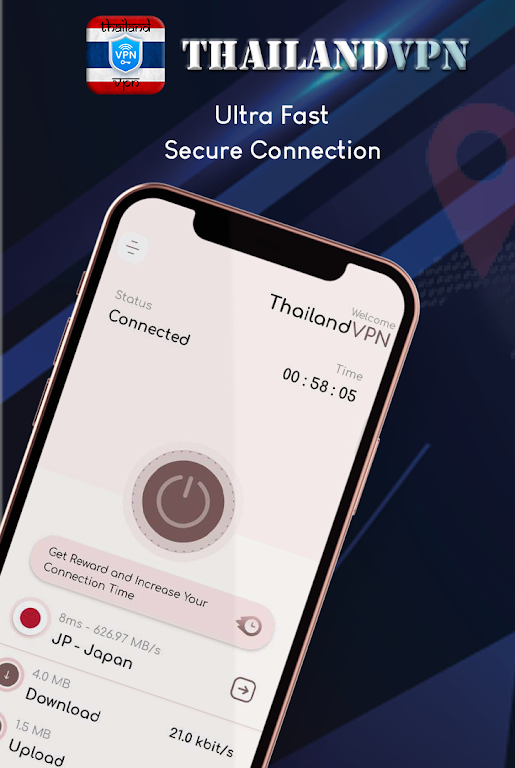 VPN Thailand -get Thailand VPN  Screenshot 1