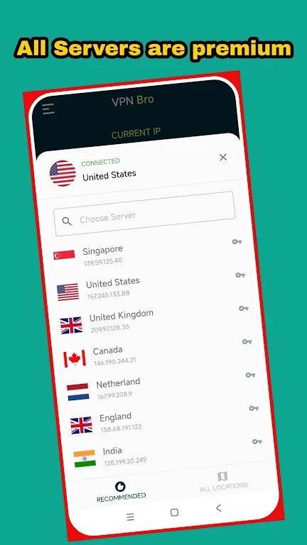 VPN Bro - Premium Servers  Screenshot 2