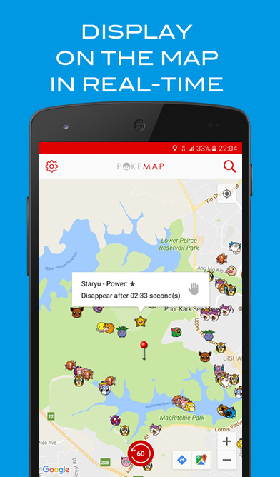 Map for Pokemon GO - PokeMap  Screenshot 2