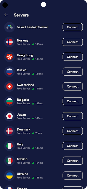 Gulf VPN - Privacy and Freedom  Screenshot 2