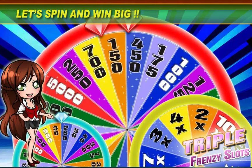 FreeSlots - Triple Wheel Bonus  Screenshot 1