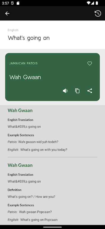 Jamaican Patwah Translator  Screenshot 3