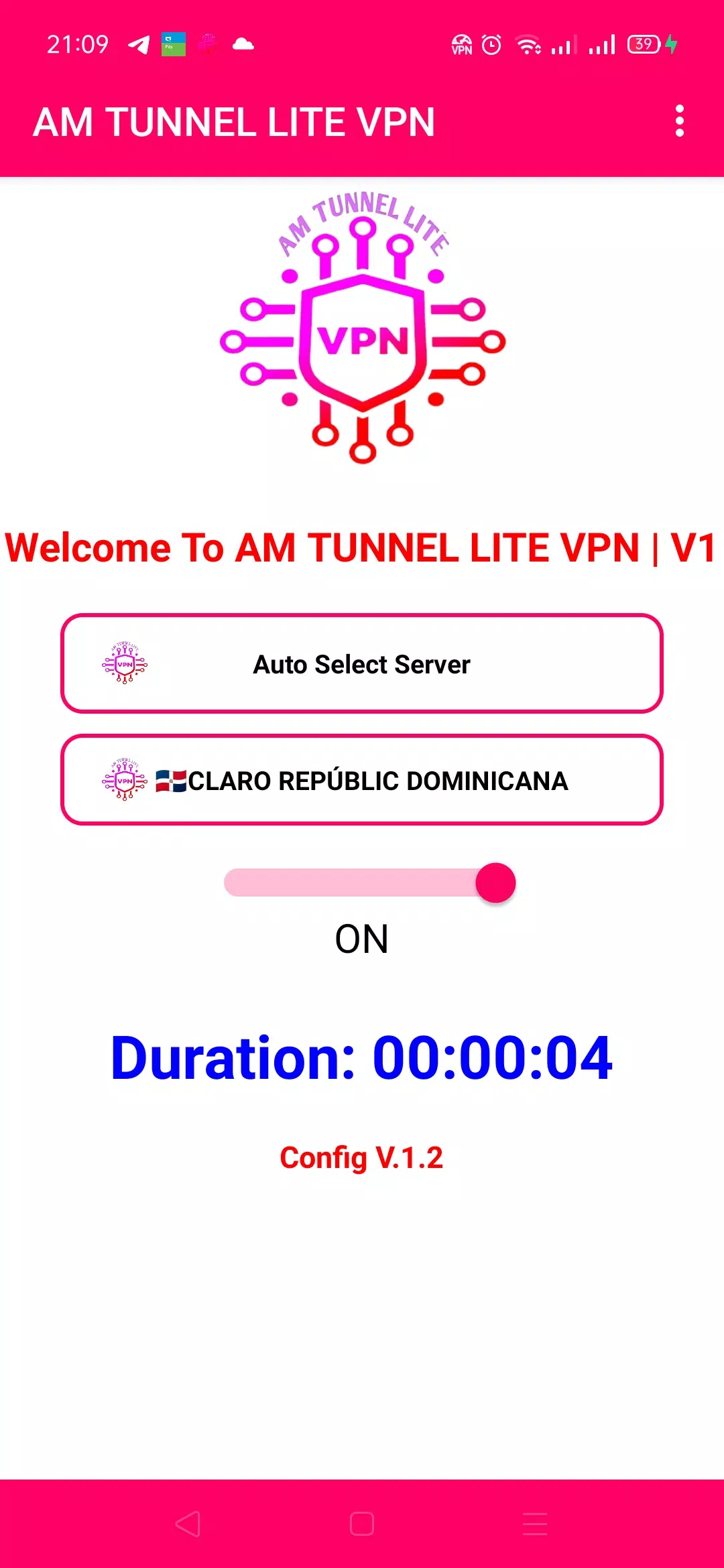 AM TUNNEL LITE VPN  Screenshot 2