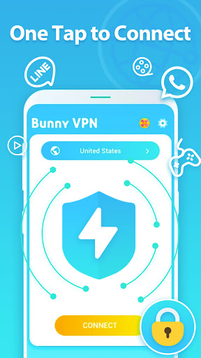 Bunny VPN - Visit Blocked Video Sites  Screenshot 1