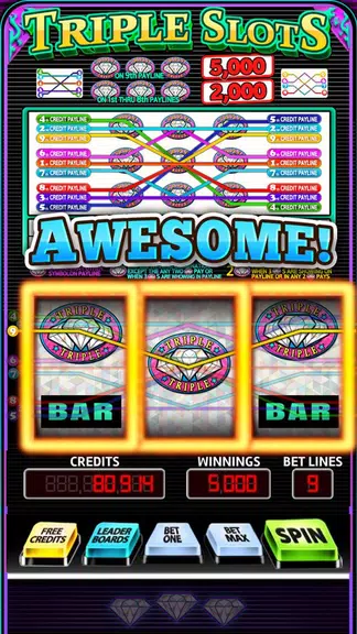 Triple Slots - 9 Paylines  Screenshot 1