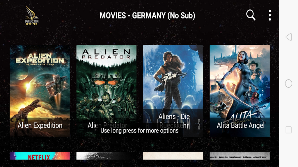 FALCON IPTVPRO  Screenshot 3