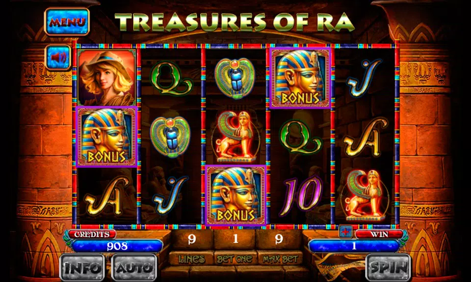 Treasures of RA Slot  Screenshot 2