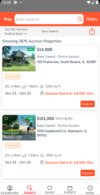 Xome Auctions  Screenshot 2