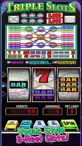 Triple Slots - 9 Paylines  Screenshot 2