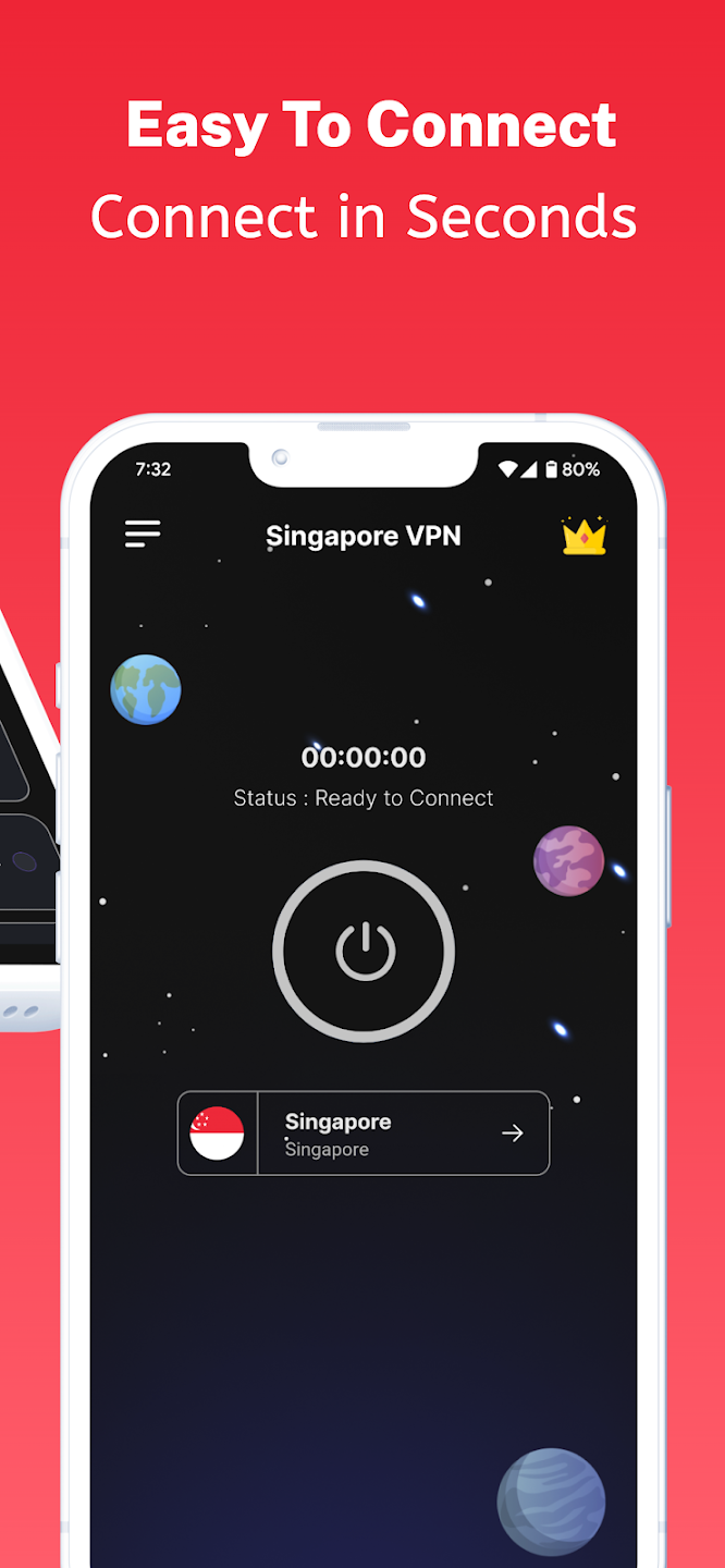 Singapore VPN - Free, Fast & Secure VPN Proxy  Screenshot 1