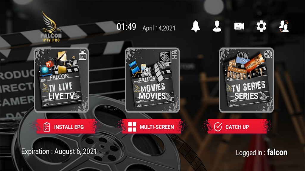 FALCON IPTVPRO  Screenshot 2