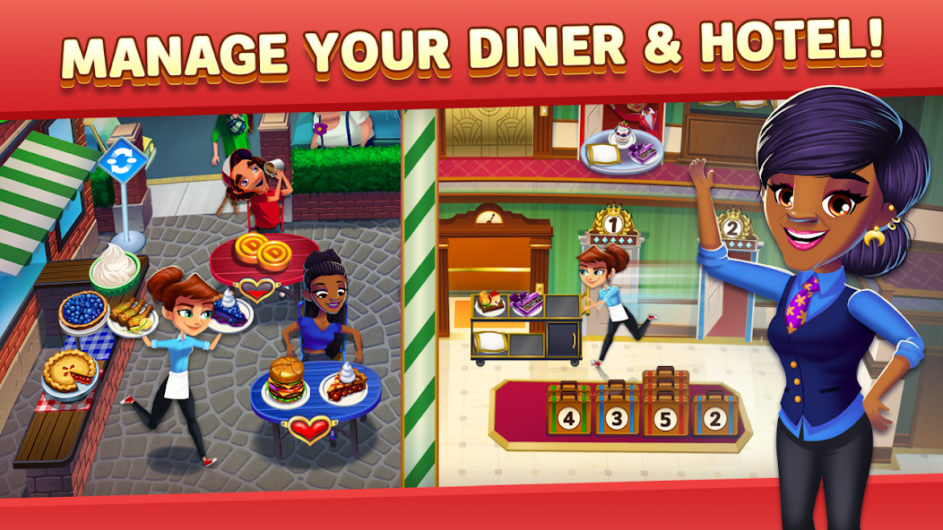 Diner DASH Adventures Mod  Screenshot 2