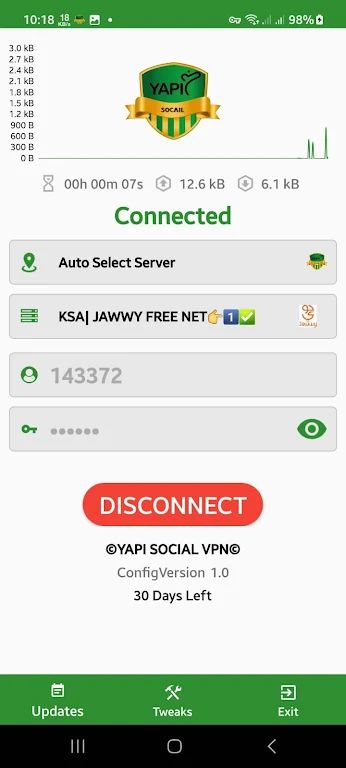 YAPI SOCIAL VPN  Screenshot 1