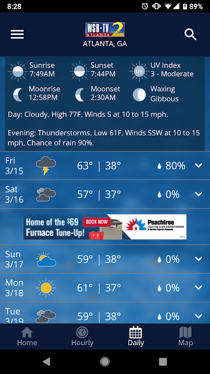 WSB-TV Weather  Screenshot 3