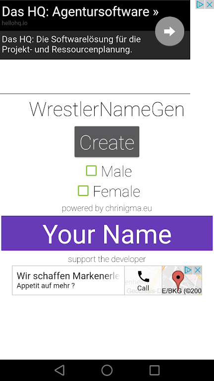 Wrestler Name Generator  Screenshot 3