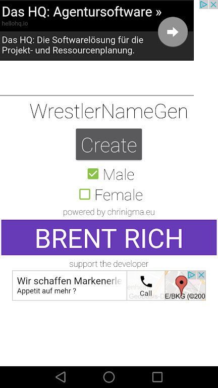 Wrestler Name Generator  Screenshot 2