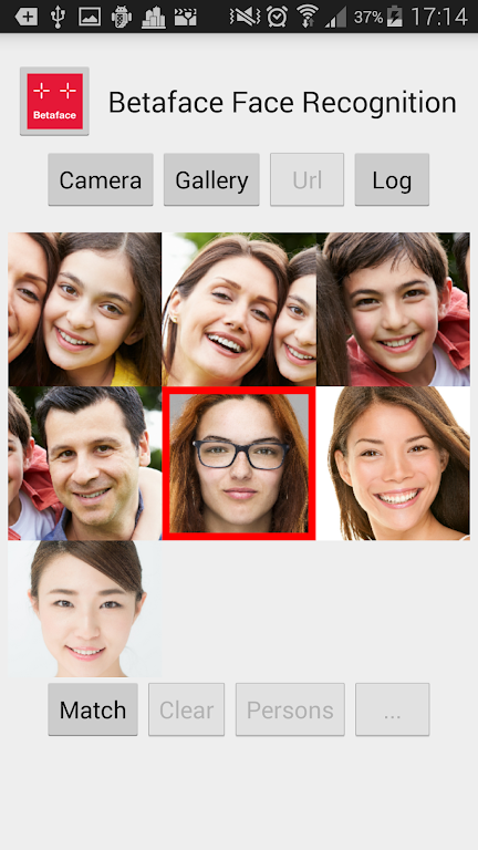 Betaface Face Recognition  Screenshot 1