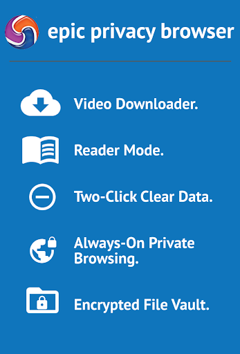 Epic Privacy Browser with AdBlock, Vault, Free VPN  Screenshot 4