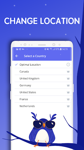 OWL VPN: Location changer for private browsing  Screenshot 4