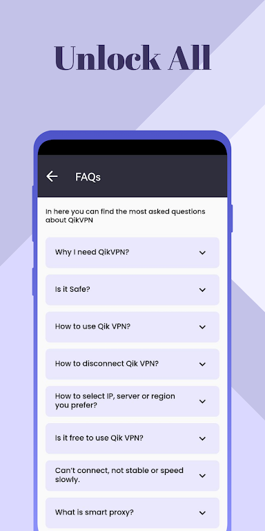 Qik VPN - Fast & Secure Proxy  Screenshot 3