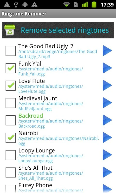 Ringtone Remover  Screenshot 2