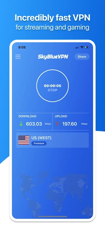 SkyBlueVPN: VPN Fast & Secure  Screenshot 2