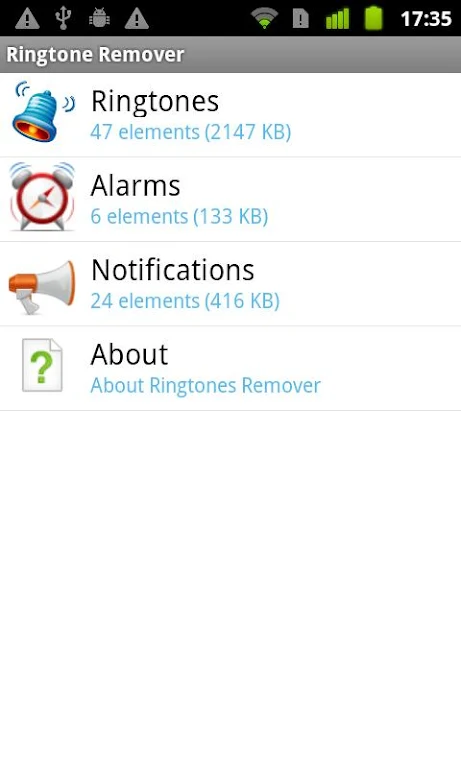 Ringtone Remover  Screenshot 1