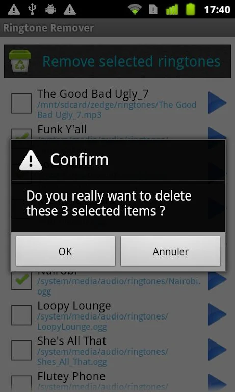 Ringtone Remover  Screenshot 3