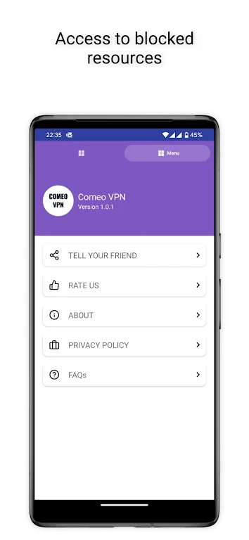 Comeo VPN: Secure & Private IP  Screenshot 1