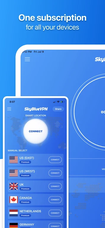 SkyBlueVPN: VPN Fast & Secure  Screenshot 4