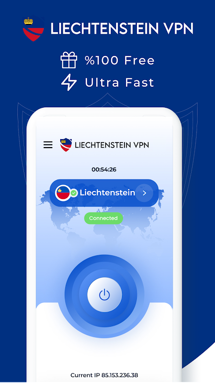 VPN Liechtenstein - Get IP  Screenshot 1